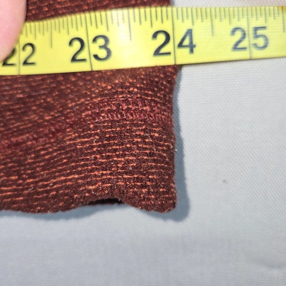 Duluth Trading Co Sweater Fleece Vest Burgundy/Maroon‎ Mens Size Large Tall